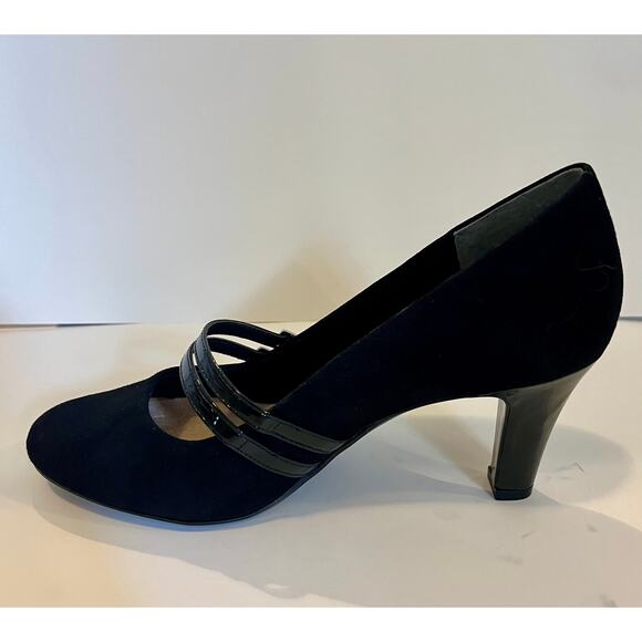 Giani Bernini Black Memory Foam Heels, Size 9, Vallay style - Picture 6 of 11